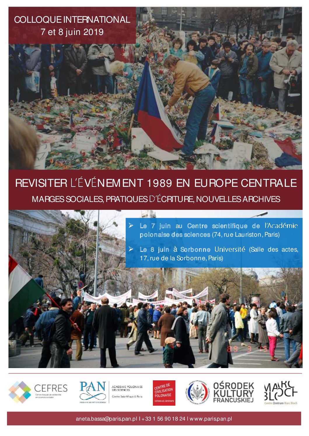 Revisiting the 1989 event in Central Europe: social margins, writing practices, new archives