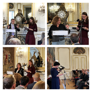 Mme Marie Gaille, directrice de CNRS-SHS, Mme Milena Kralickova, Rectrice de UK - Mme Eva Zazimalova, Présidente de AV CR